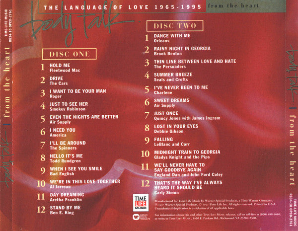 Various : Body Talk - From The Heart (2xCD, Comp)