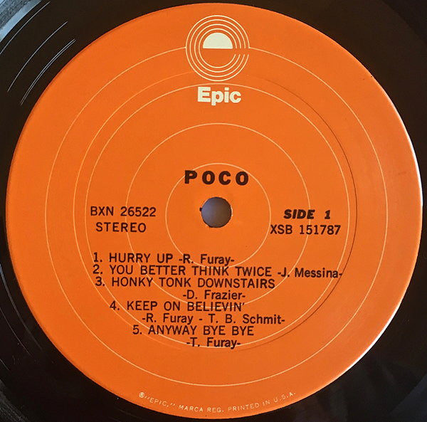 Poco (3) : Poco (LP, Album, RE, Pit)