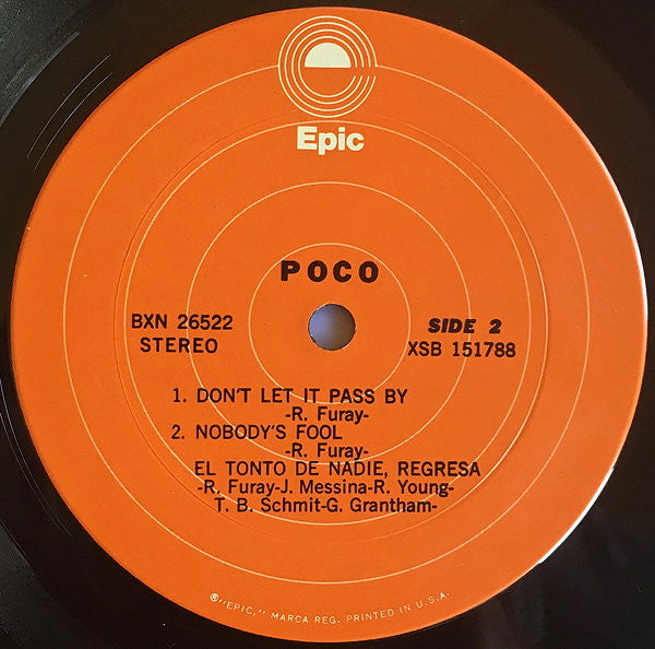 Poco (3) : Poco (LP, Album, RE, Pit)