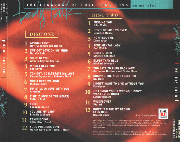 Various : Body Talk - On My Mind (2xCD, Comp)