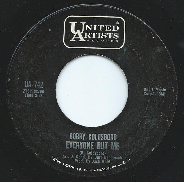 Bobby Goldsboro : Me Japanese Boy I Love You (7")