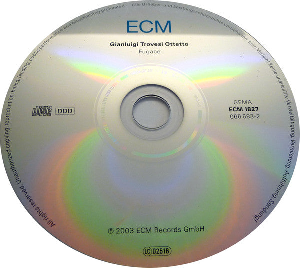 Gianluigi Trovesi Octet : Fugace (CD, Album)