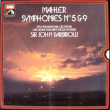 Gustav Mahler, Sir John Barbirolli, New Philharmonia Orchestra, Berliner Philharmoniker : Symphonies No.5 & No.9 (3xLP + Box, Comp, Sli)
