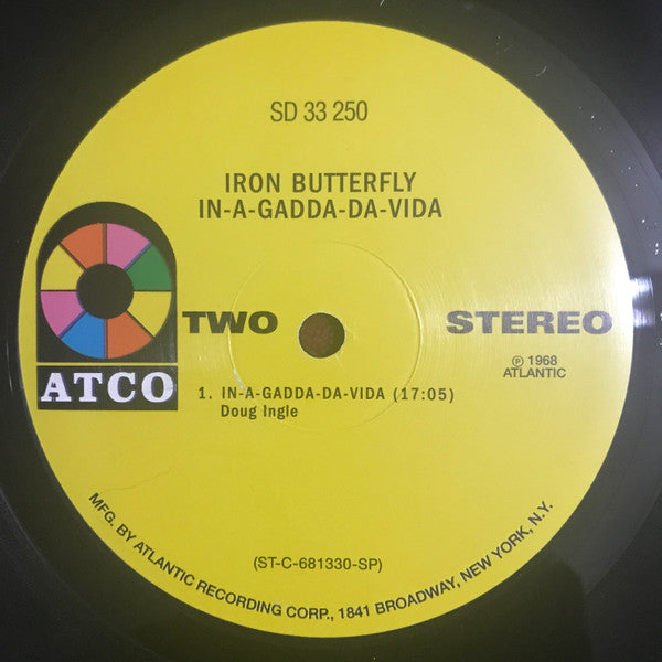 Iron Butterfly : In-A-Gadda-Da-Vida (LP, Album, Ltd, SP,)