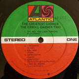 Erroll Garner : The Greatest Garner (LP, Album, RE, PR )