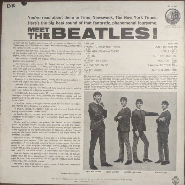 The Beatles : Meet The Beatles! (LP, Album, Wes)