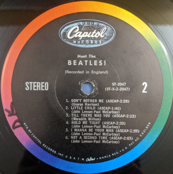 The Beatles : Meet The Beatles! (LP, Album, Wes)