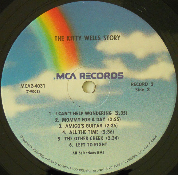 Kitty Wells : The Kitty Wells Story (2xLP, Comp, RE, Pin)