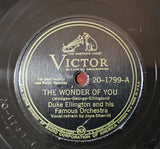 Duke Ellington And His Orchestra : The Wonder Of You / I'm Just A Lucky So-And-So (Shellac, 10")