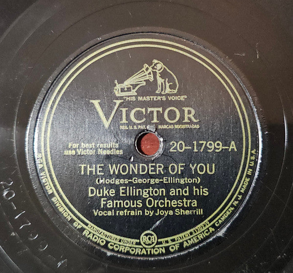 Duke Ellington And His Orchestra : The Wonder Of You / I'm Just A Lucky So-And-So (Shellac, 10")