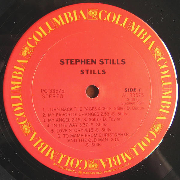 Stephen Stills : Stills (LP, Album)