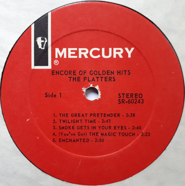 The Platters : Encore Of Golden Hits (LP, Comp)