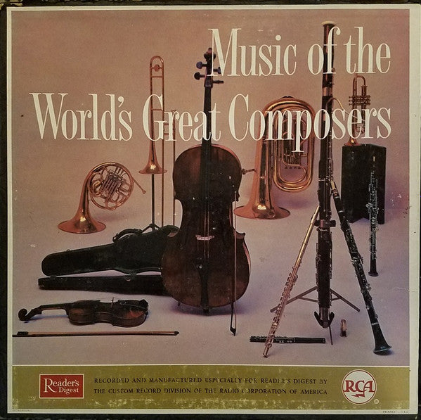 Various : Music Of The World's Great Composers (12xLP, Comp + Box)