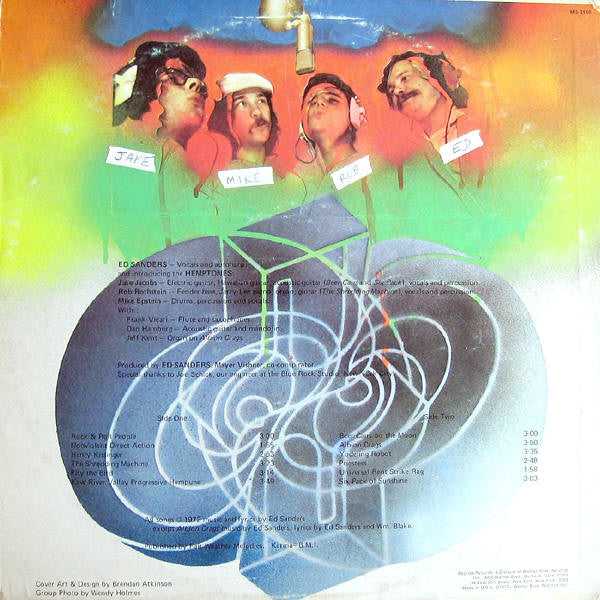 Ed Sanders : Beer Cans On The Moon (LP, Album, Promo)