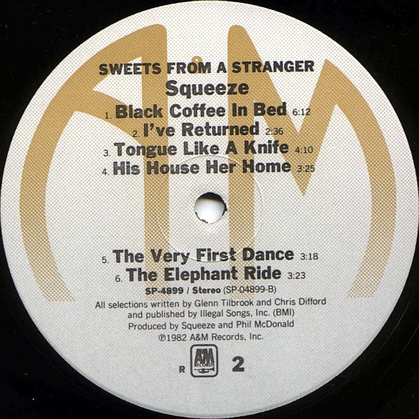 Squeeze (2) : Sweets From A Stranger (LP, Album, R -)