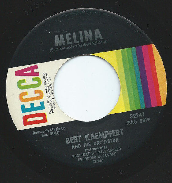 Bert Kaempfert And His Orchestra* : Caravan (7", Pin)