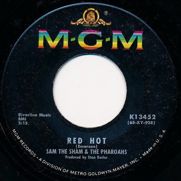 Sam The Sham & The Pharaohs : Red Hot (7", Single)