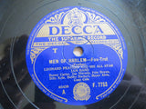 Leonard Feather All Stars : Men Of Harlem / Ocean Motion (Shellac, 10")