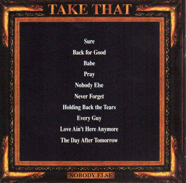 Take That : Nobody Else (CD, Album)