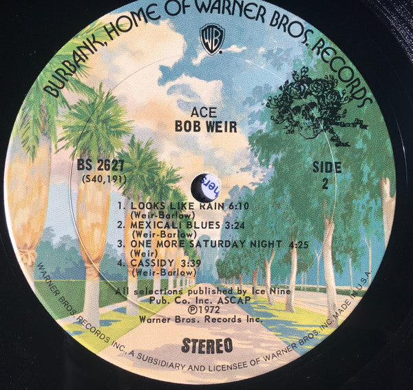 Bob Weir : Ace (LP, Album, RP)