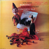 Richard Strauss / Sergei Rachmaninoff, Byron Janis, Fritz Reiner, Chicago Symphony Orchestra : Burleske / Concerto No. 1  (LP, Album, Mono, RP, Ind)