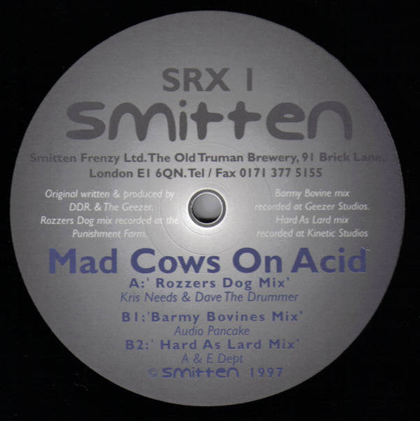 DDR & The Geezer : Mad Cows On Acid (12")