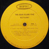 The Dave Clark Five : The Dave Clark Five Return! (LP, Album, Mono, Ter)