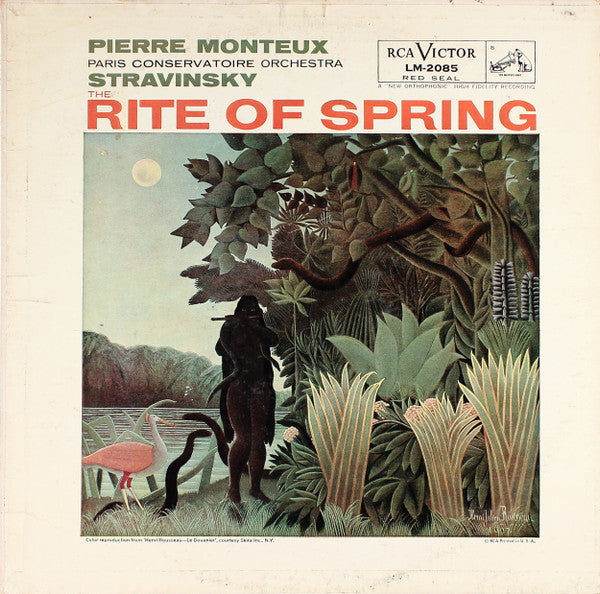 Igor Stravinsky - Pierre Monteux, Orchestre De La Société Des Concerts Du Conservatoire : The Rite Of Spring = Le Sacre Du Printemps (LP, Album, Mono, RP)