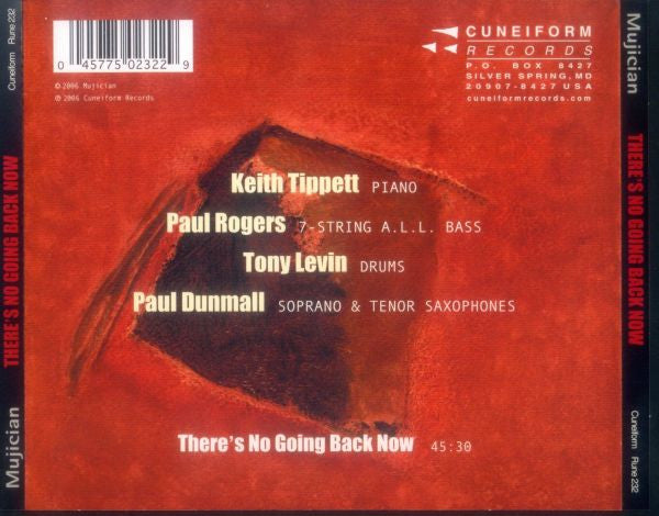 Mujician : There's No Going Back Now (CD, Album)