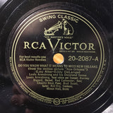 Louis Armstrong And His Dixieland Seven / Louis Armstrong And His Orchestra : Do You Know What It Means To Miss New Orleans / Endie (Shellac, 10")