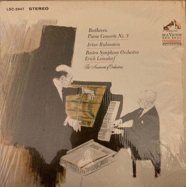 Ludwig van Beethoven - Arthur Rubinstein, Boston Symphony Orchestra, Erich Leinsdorf : Beethoven Piano Concerto No. 3 (LP)