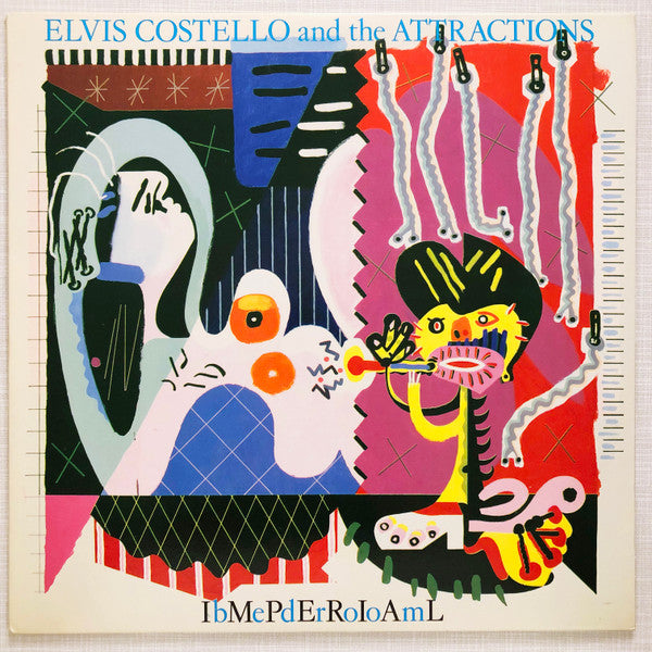 Elvis Costello & The Attractions : Imperial Bedroom (LP, Album, RE, Pit)