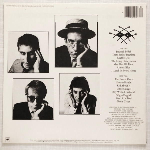 Elvis Costello & The Attractions : Imperial Bedroom (LP, Album, RE, Pit)