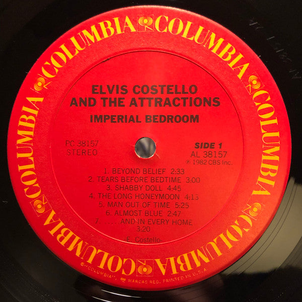 Elvis Costello & The Attractions : Imperial Bedroom (LP, Album, RE, Pit)