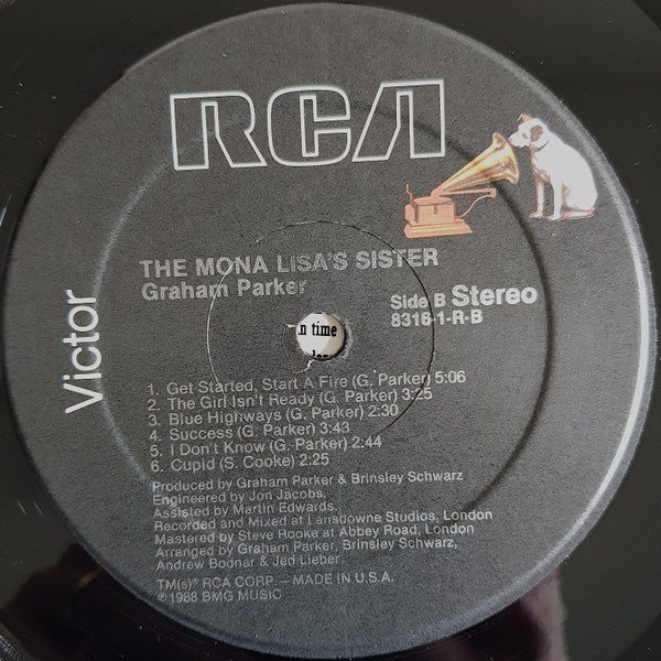 Graham Parker : The Mona Lisa's Sister (LP, Album)