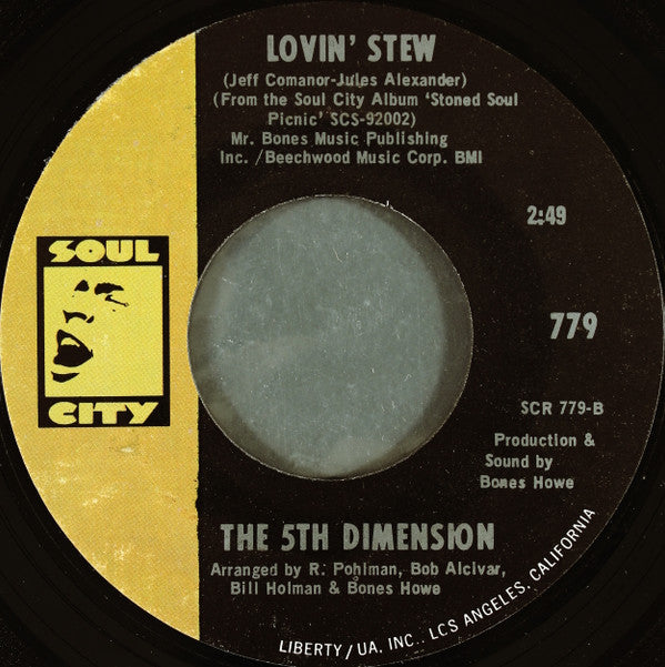 The Fifth Dimension : Wedding Bell Blues (7", Single, Styrene, She)