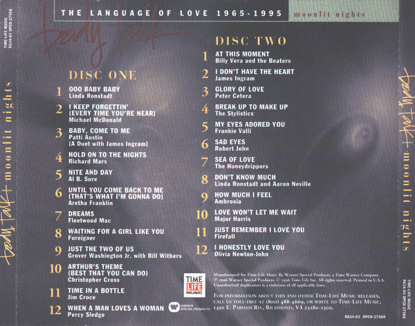 Various : Body Talk - Moonlit Nights (2xCD, Comp)