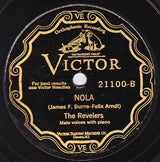The Revelers (2) : Among My Souvenirs / Nola (Shellac, 10", Oak)