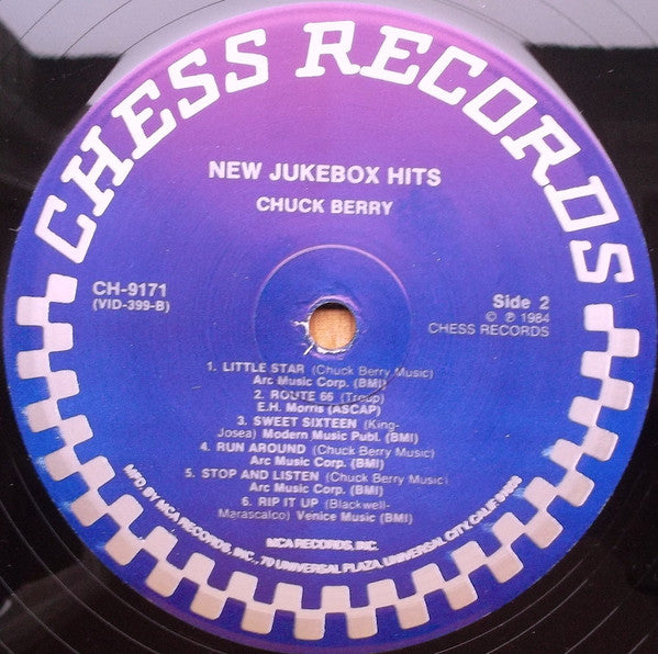Chuck Berry : New Juke Box Hits (LP, Album, RE)