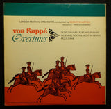 London Festival Orchestra Conducted By Bob Sharples : Von Suppé Overtures (LP, Gat)