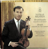 Nathan Milstein, Felix Mendelssohn-Bartholdy, Max Bruch, Philharmonia Orchestra Conducted By Leon Barzin : Concerto In E Minor / Concerto No.1 In G Minor (LP, Album)