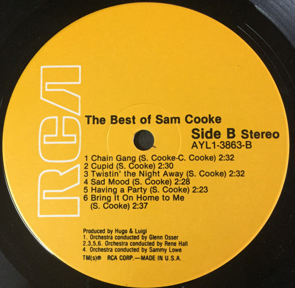 Sam Cooke : The Best Of Sam Cooke (LP, Comp, RE)