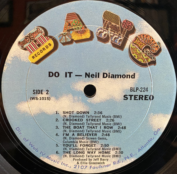Neil Diamond : Do It! (LP, Comp, RE, Mon)