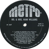 Hank & Audrey : Mr. & Mrs. Hank Williams (LP, Comp, Mono)
