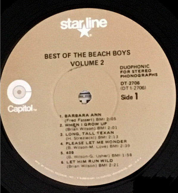 The Beach Boys : Best Of The Beach Boys, Vol. 2 (LP, Comp, Win)