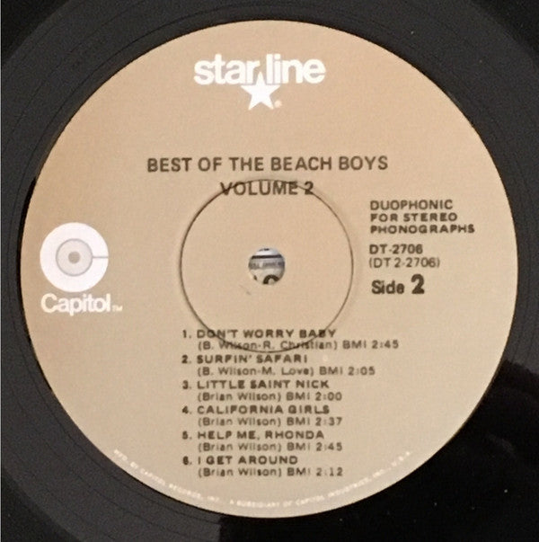 The Beach Boys : Best Of The Beach Boys, Vol. 2 (LP, Comp, Win)