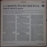 Jorge Bolet : A Chopin Piano Recital (LP)