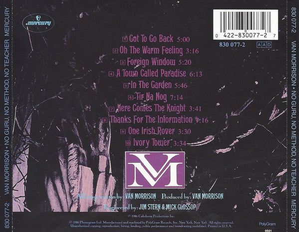 Van Morrison : No Guru, No Method, No Teacher (CD, Album)