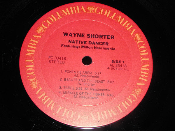 Wayne Shorter Featuring Milton Nascimento : Native Dancer (LP, Album, Ter)