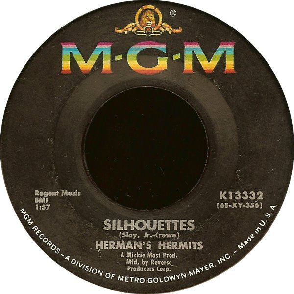 Herman's Hermits : Silhouettes (7", Single)